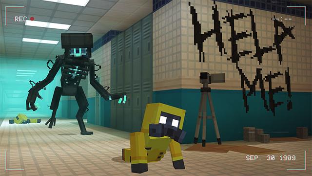 Screenshot of the Minecraft Bedrock Marketplace product BACKROOMS created by Pixelbiester.