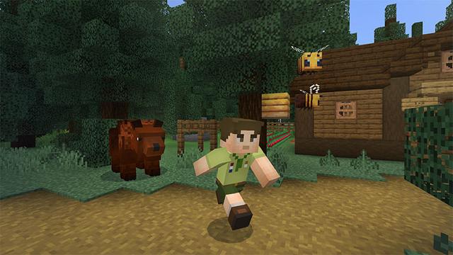 Screenshot of the Minecraft Bedrock Marketplace product Be a Scout! created by Pixelbiester.