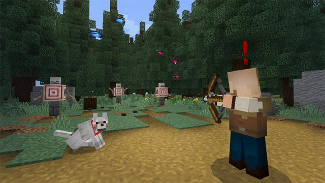 Screenshot of the Minecraft Bedrock Marketplace product Be a Scout! created by Pixelbiester.