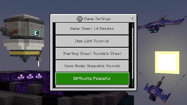 Screenshot of the Minecraft Bedrock Marketplace product BINGO - Item Hunt created by Pixelbiester.