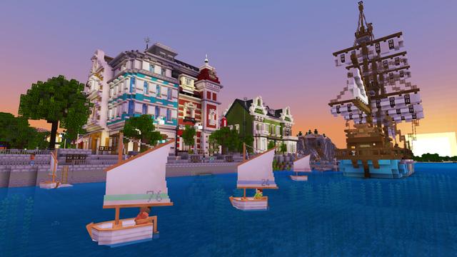 Screenshot of the Minecraft Bedrock Marketplace product Café Corner – Roleplay created by Pixelbiester.