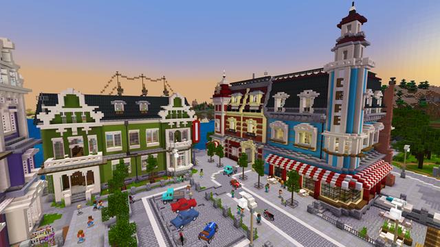 Screenshot of the Minecraft Bedrock Marketplace product Café Corner – Roleplay created by Pixelbiester.
