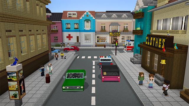 Screenshot of the Minecraft Bedrock Marketplace product City Life – Roleplay created by Pixelbiester.