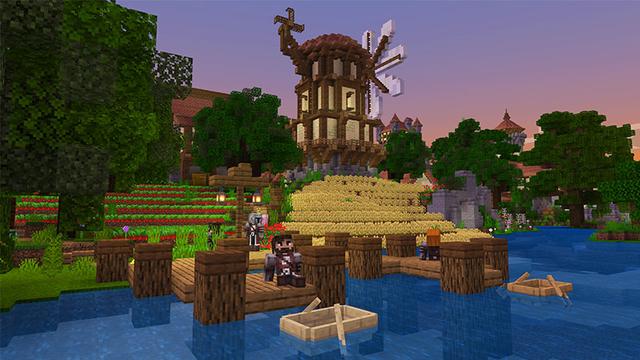 Screenshot of the Minecraft Bedrock Marketplace product Crown Castle created by Pixelbiester.