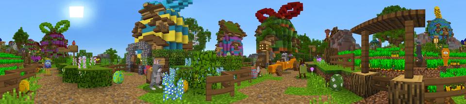 Panorama of the Minecraft Bedrock Marketplace product Cute Bunny Adventure created by Pixelbiester.