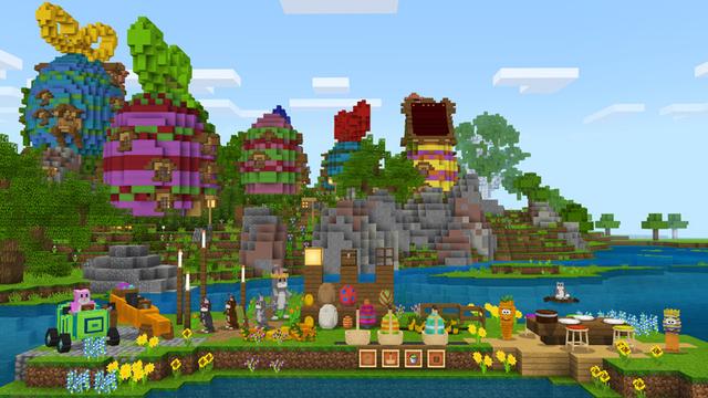 Screenshot of the Minecraft Bedrock Marketplace product Cute Bunny Adventure created by Pixelbiester.