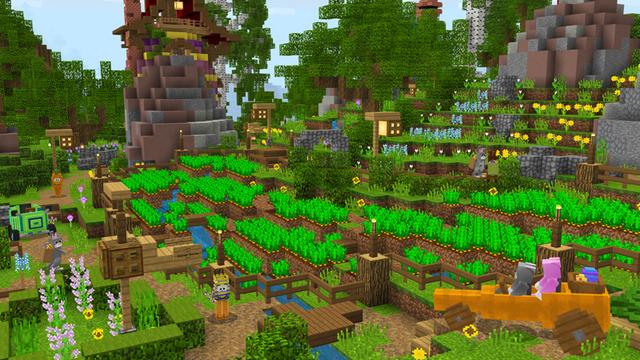 Screenshot of the Minecraft Bedrock Marketplace product Cute Bunny Adventure created by Pixelbiester.