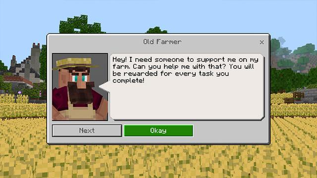 Screenshot of the Minecraft Bedrock Marketplace product Cute Farm created by Pixelbiester.