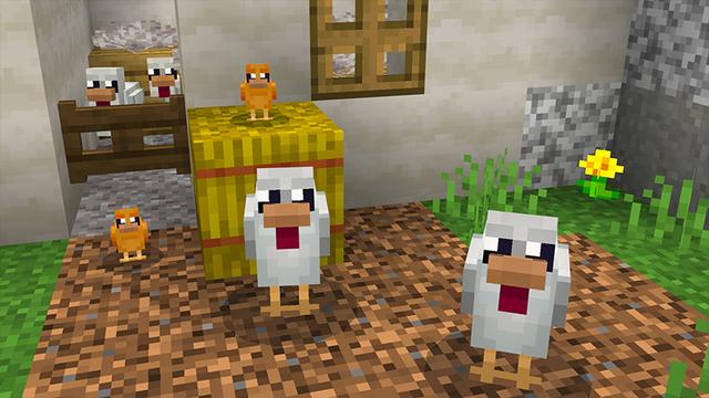 Screenshot of the Minecraft Bedrock Marketplace product Cute Farm created by Pixelbiester.
