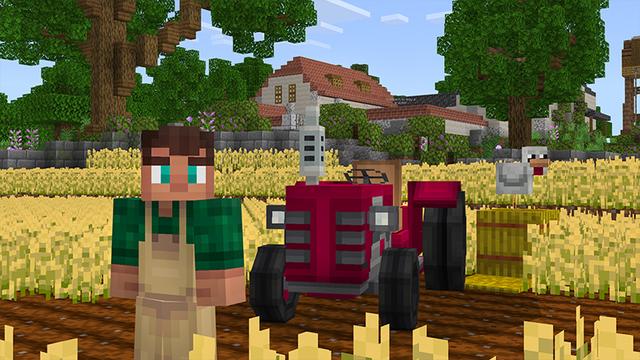 Screenshot of the Minecraft Bedrock Marketplace product Cute Farm created by Pixelbiester.