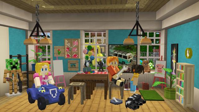 Screenshot of the Minecraft Bedrock Marketplace product Daisy Daycare – Roleplay created by Pixelbiester.