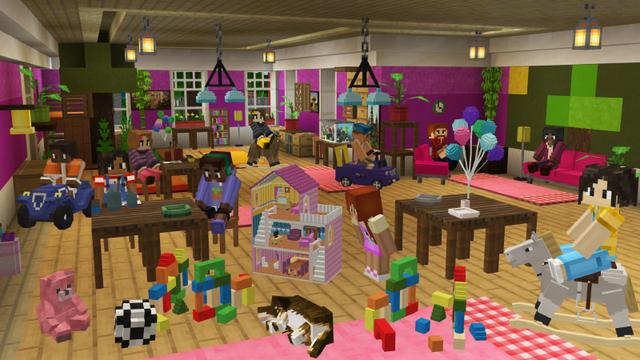 Screenshot of the Minecraft Bedrock Marketplace product Daisy Daycare – Roleplay created by Pixelbiester.