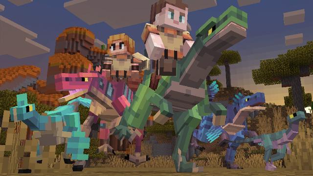 Screenshot of the Minecraft Bedrock Marketplace product Dinosaurs Add-On created by Pixelbiester.