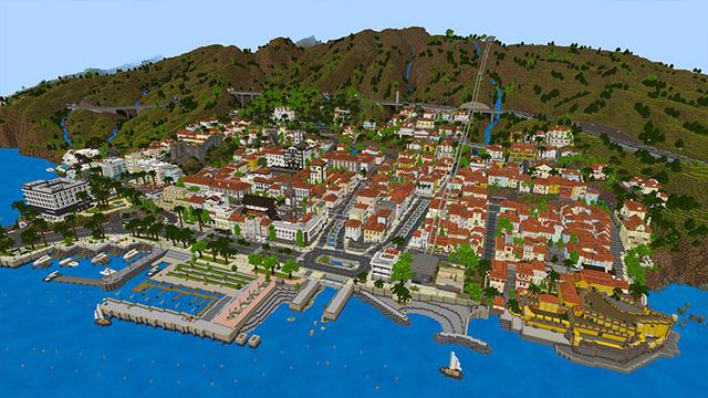 Screenshot of the Minecraft Bedrock Marketplace product Dream Island – Madeira created by Pixelbiester.