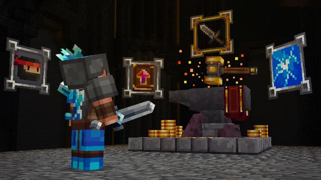 Screenshot of the Minecraft Bedrock Marketplace product ENCHANTMENTS++ created by Pixelbiester.