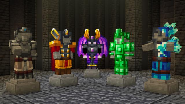 Screenshot of the Minecraft Bedrock Marketplace product ENCHANTMENTS++ created by Pixelbiester.