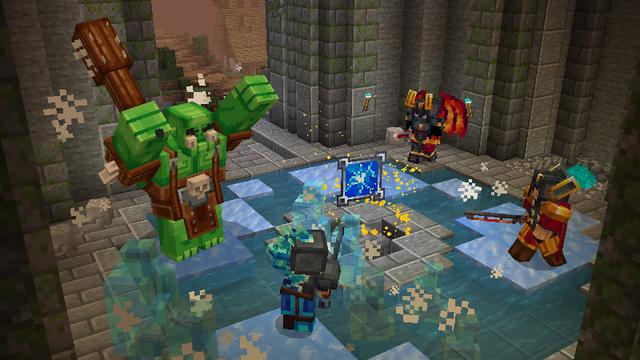 Screenshot of the Minecraft Bedrock Marketplace product ENCHANTMENTS++ created by Pixelbiester.