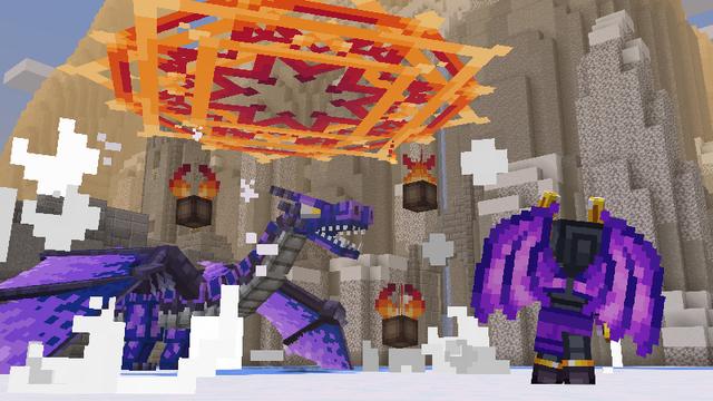 Screenshot of the Minecraft Bedrock Marketplace product ENCHANTMENTS++ created by Pixelbiester.