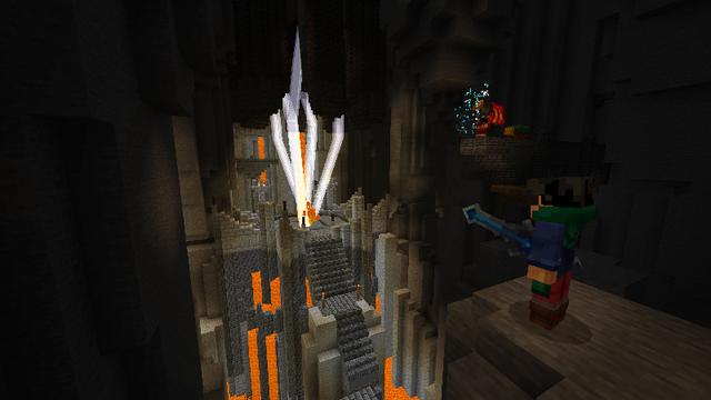 Screenshot of the Minecraft Bedrock Marketplace product ENCHANTMENTS++ created by Pixelbiester.