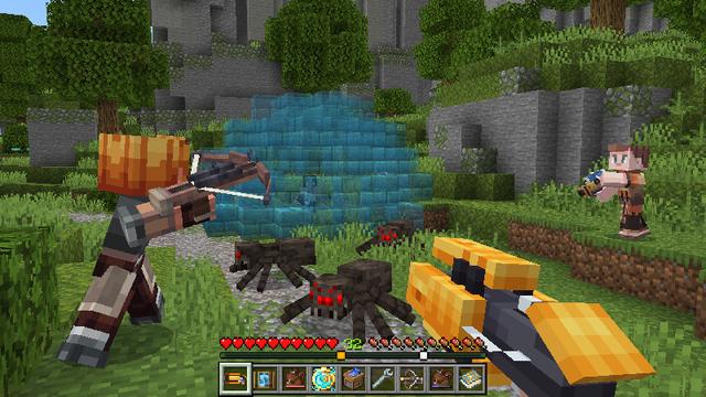 Screenshot of the Minecraft Bedrock Marketplace product Gadgets & Trinkets Add-On created by Pixelbiester.