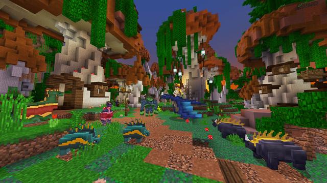 Screenshot of the Minecraft Bedrock Marketplace product Giant Tree Adventure created by Pixelbiester.