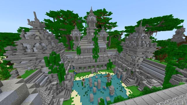 Screenshot of the Minecraft Bedrock Marketplace product Giant Tree Adventure created by Pixelbiester.