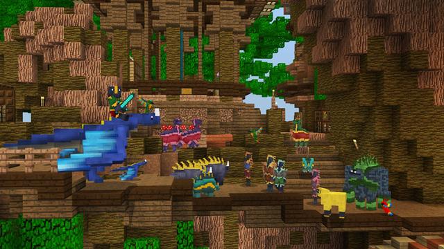 Screenshot of the Minecraft Bedrock Marketplace product Giant Tree Adventure created by Pixelbiester.