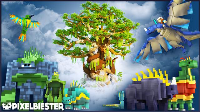 Thumbnail of the Minecraft Bedrock Marketplace product Riesenbaum-Abenteuer created by Pixelbiester.
