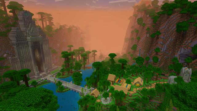 Screenshot of the Minecraft Bedrock Marketplace product Golem Expansion created by Pixelbiester.