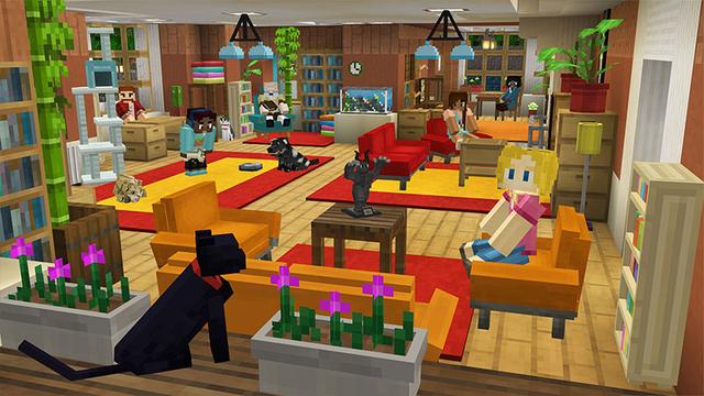 Screenshot of the Minecraft Bedrock Marketplace product Happy Family - Roleplay created by Pixelbiester.
