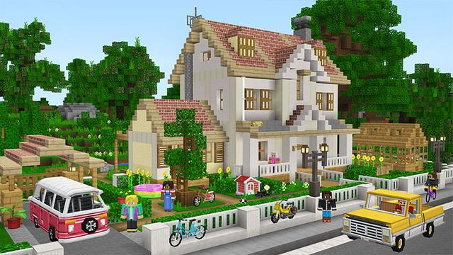 Screenshot of the Minecraft Bedrock Marketplace product Happy Family - Roleplay created by Pixelbiester.