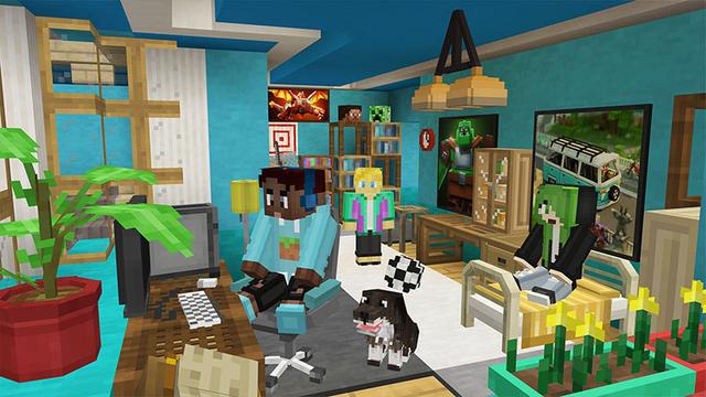 Screenshot of the Minecraft Bedrock Marketplace product Happy Family - Roleplay created by Pixelbiester.