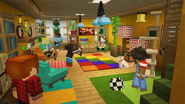 Screenshot of the Minecraft Bedrock Marketplace product Happy Family - Roleplay created by Pixelbiester.