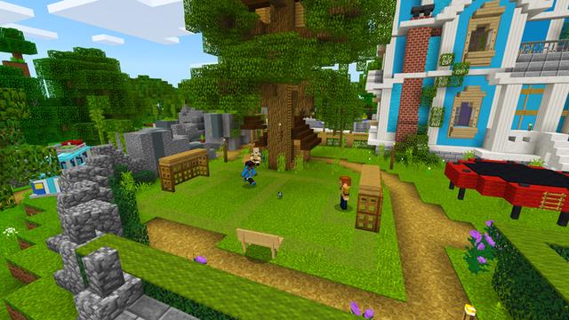 Screenshot of the Minecraft Bedrock Marketplace product Happy Family created by Pixelbiester.