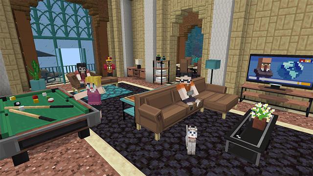 Screenshot of the Minecraft Bedrock Marketplace product Hotel Manager created by Pixelbiester.