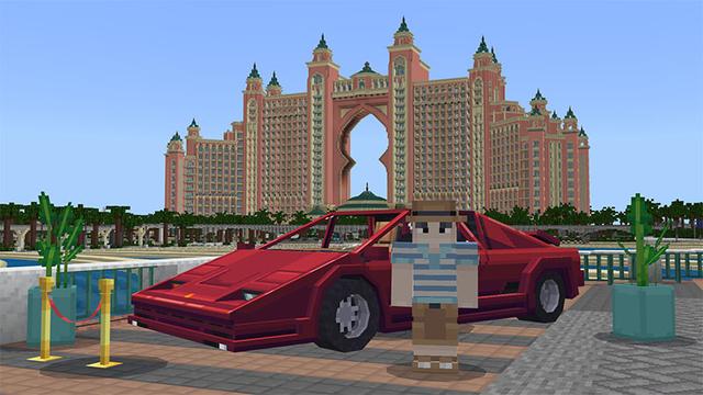 Screenshot of the Minecraft Bedrock Marketplace product Hotel Manager created by Pixelbiester.