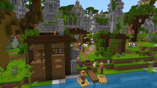 Screenshot of the Minecraft Bedrock Marketplace product Jungle created by Pixelbiester.