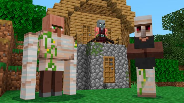 Screenshot of the Minecraft Bedrock Marketplace product MIX the MOBS! created by Pixelbiester.