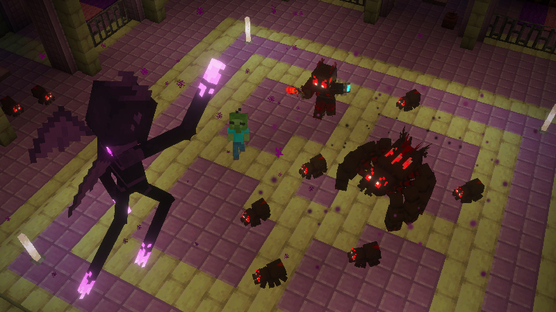 Screenshot of the Minecraft Bedrock Marketplace product Mob Companions Add-On created by Pixelbiester.