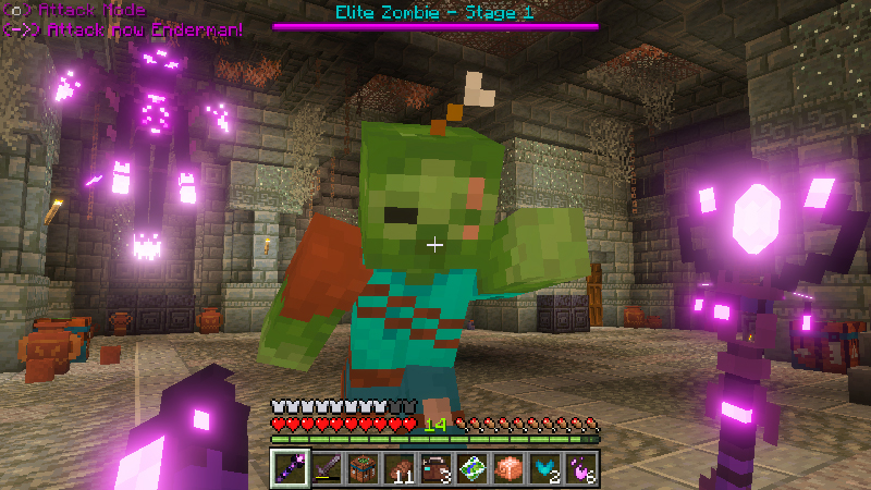 Screenshot of the Minecraft Bedrock Marketplace product Mob Companions Add-On created by Pixelbiester.