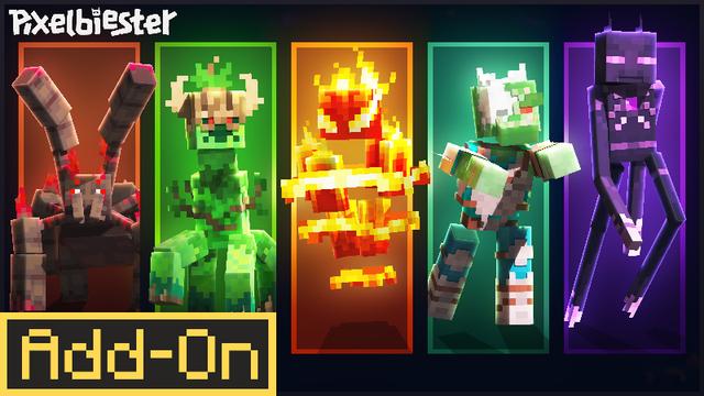 Thumbnail of the Minecraft Bedrock Marketplace product Mob Companions Add-On created by Pixelbiester.