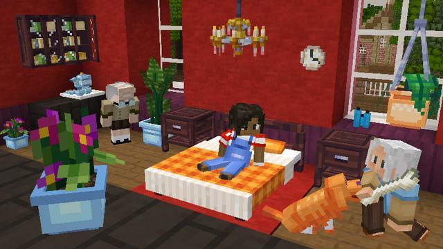 Screenshot of the Minecraft Bedrock Marketplace product Pink Villa created by Pixelbiester.