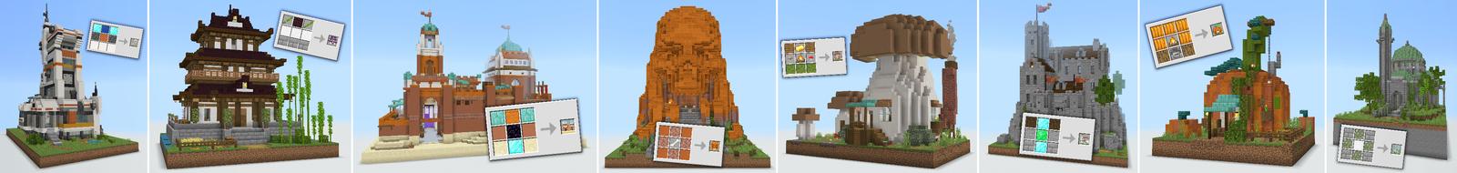 Panorama of the Minecraft Bedrock Marketplace product Portable Base created by Pixelbiester.
