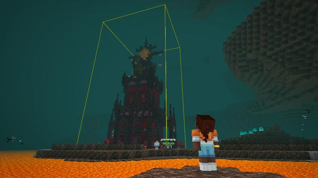 Screenshot of the Minecraft Bedrock Marketplace product Portable Base created by Pixelbiester.