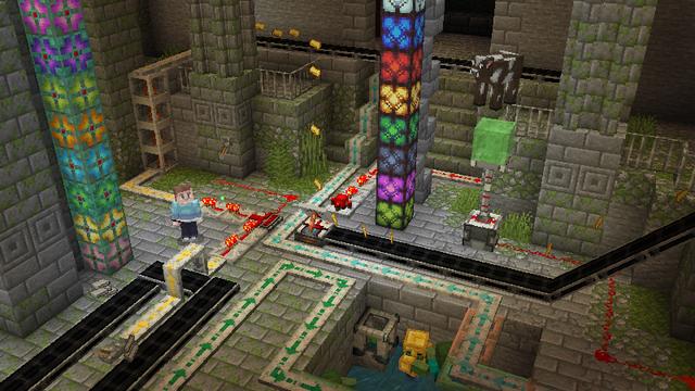 Screenshot of the Minecraft Bedrock Marketplace product Redstone Add-On created by Pixelbiester.