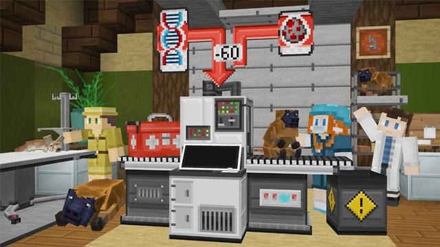 Screenshot of the Minecraft Bedrock Marketplace product Safari Explorers created by Pixelbiester.