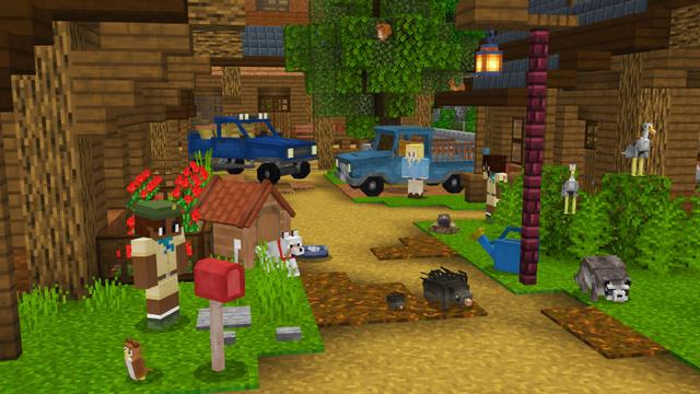 Screenshot of the Minecraft Bedrock Marketplace product Scout Camp created by Pixelbiester.