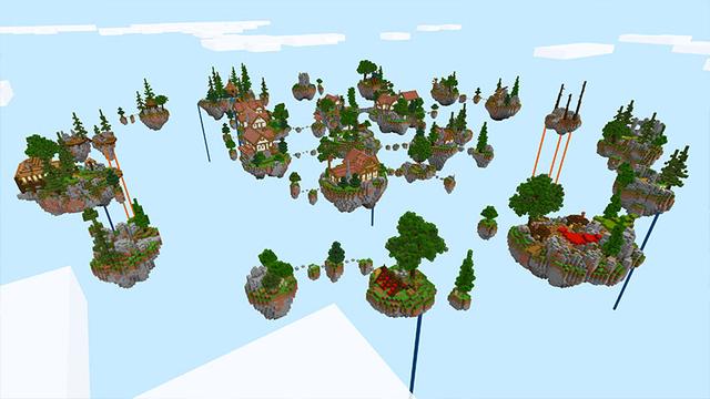 Screenshot of the Minecraft Bedrock Marketplace product Skyblock Adventure created by Pixelbiester.