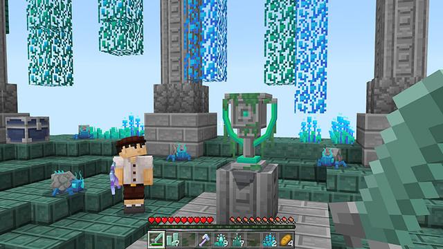 Screenshot of the Minecraft Bedrock Marketplace product Skylands Adventure created by Pixelbiester.