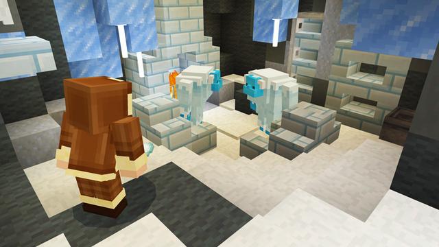 Screenshot of the Minecraft Bedrock Marketplace product Snowball Fight created by Pixelbiester.